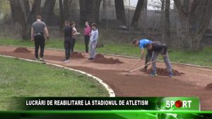Lucrări de reabilitare la stadionul de atletism