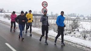 Reșițenii concurează la Alba Iulia, la Campionatul Național de marș.